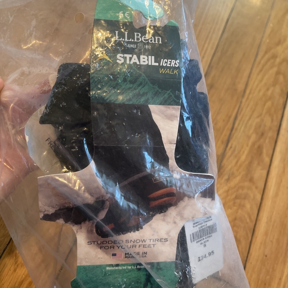 LL Bean STABILicers Lite Ice Snow Traction Cleats Small 4-7 Men 5-8 Women - NEW